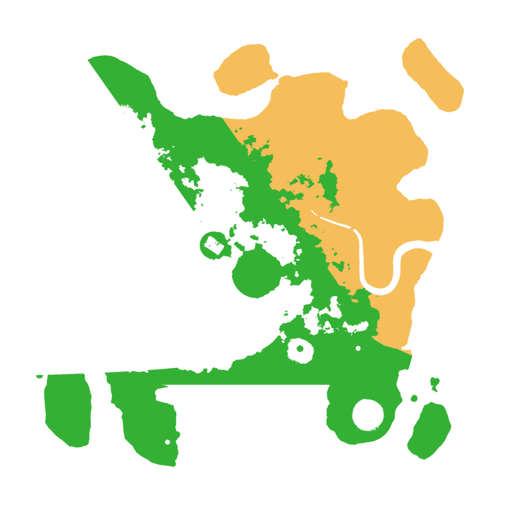 Biome Rust Map: Procedural Map, Size: 3000, Seed: 1214978083