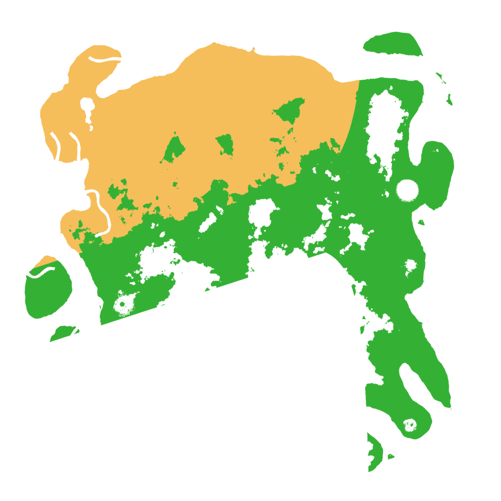 Biome Rust Map: Procedural Map, Size: 4000, Seed: 35580