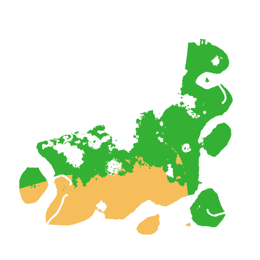 Biome Rust Map: Procedural Map, Size: 3000, Seed: 29353