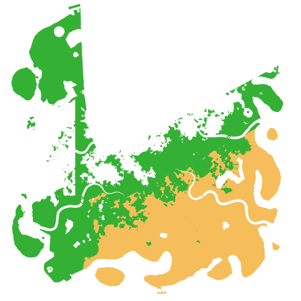 Biome Rust Map: Procedural Map, Size: 5000, Seed: 1305717418