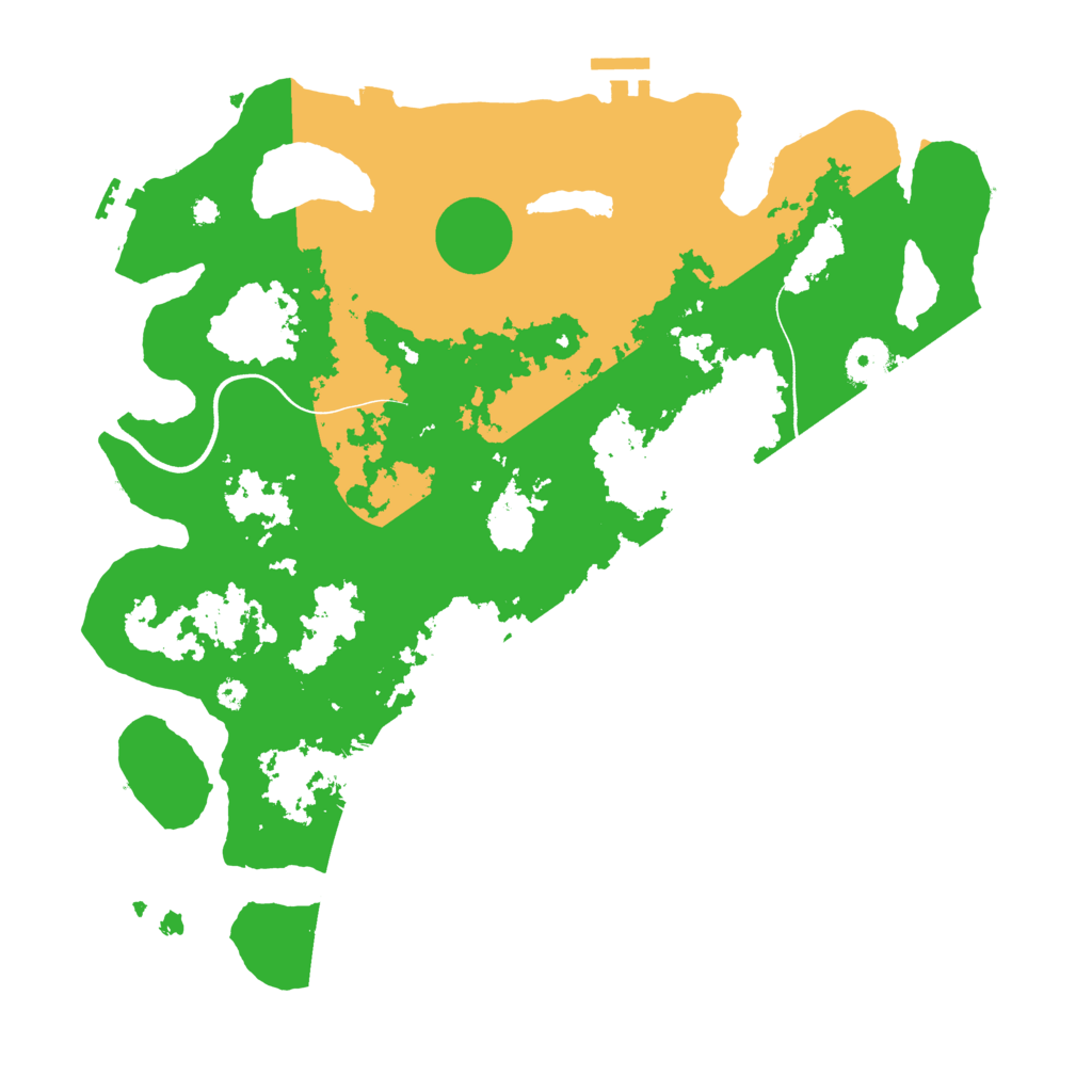 Biome Rust Map: Procedural Map, Size: 3750, Seed: 84