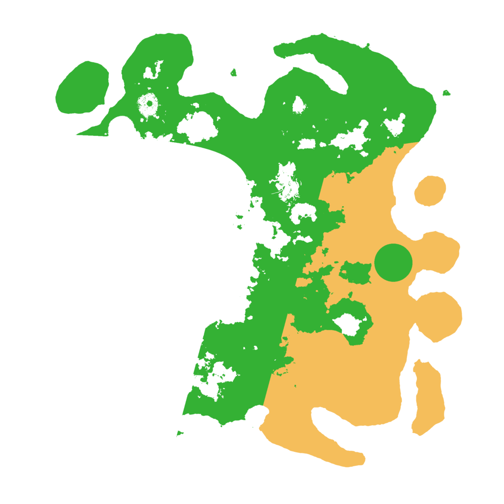 Biome Rust Map: Procedural Map, Size: 3500, Seed: 1747585991