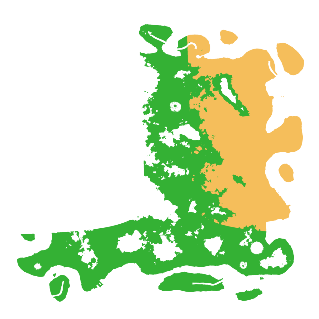 Biome Rust Map: Procedural Map, Size: 4500, Seed: 399424481