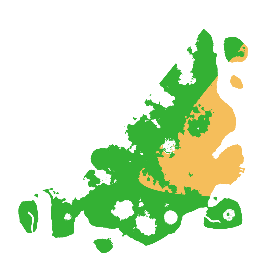 Biome Rust Map: Procedural Map, Size: 3500, Seed: 360437475
