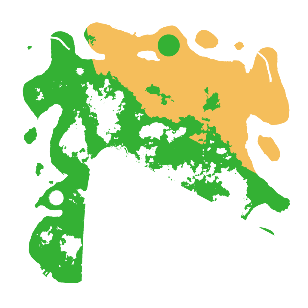 Biome Rust Map: Procedural Map, Size: 3700, Seed: 1153857137