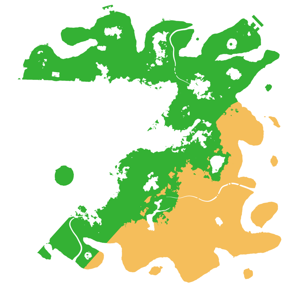 Biome Rust Map: Procedural Map, Size: 4250, Seed: 835237740