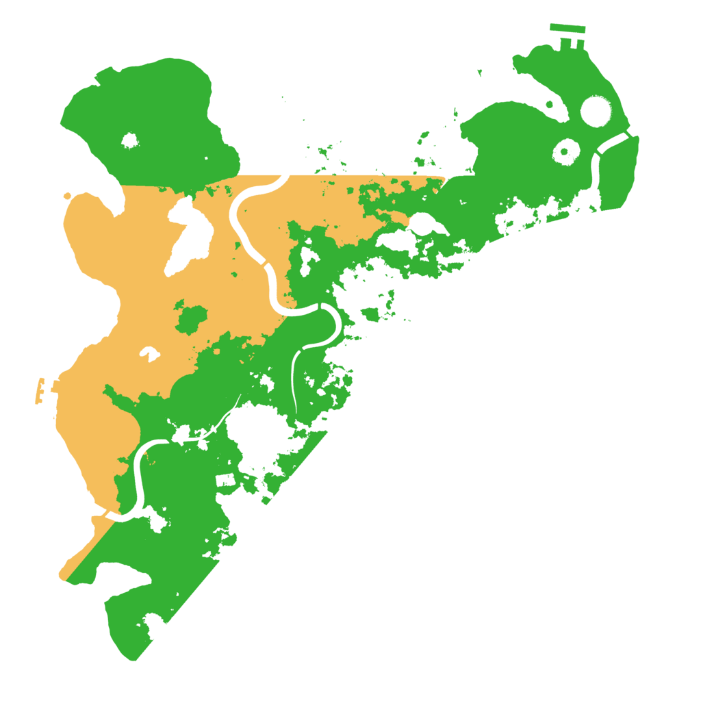Biome Rust Map: Procedural Map, Size: 4000, Seed: 24593357