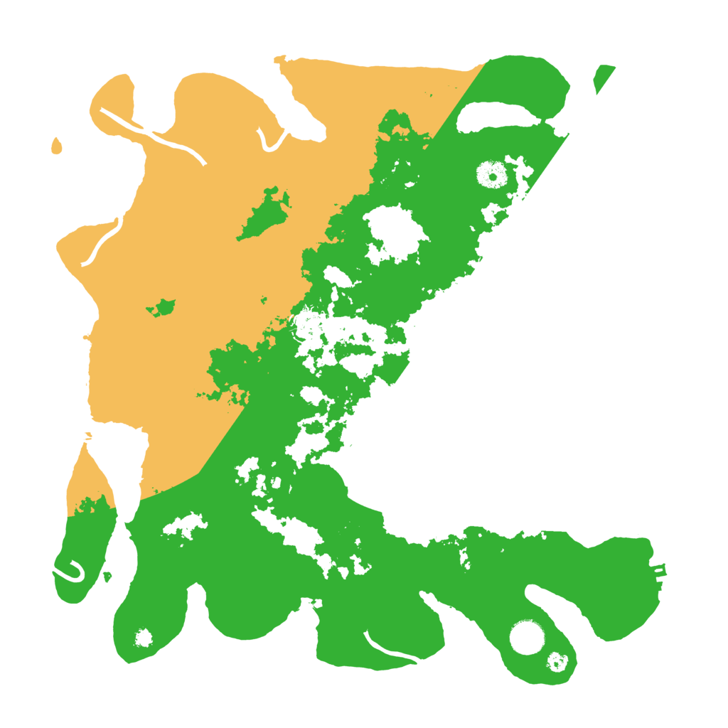 Biome Rust Map: Procedural Map, Size: 3700, Seed: 1061435223