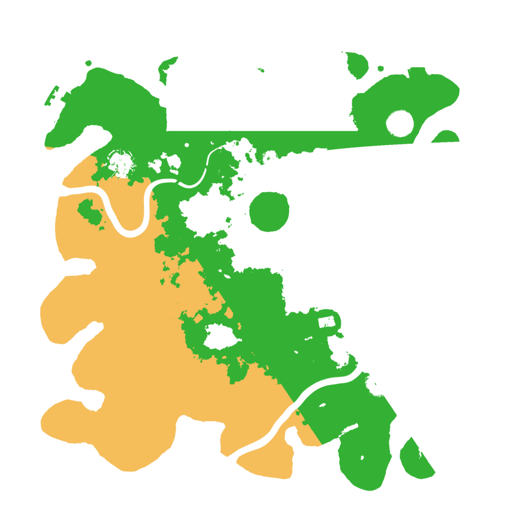 Biome Rust Map: Procedural Map, Size: 3500, Seed: 220623