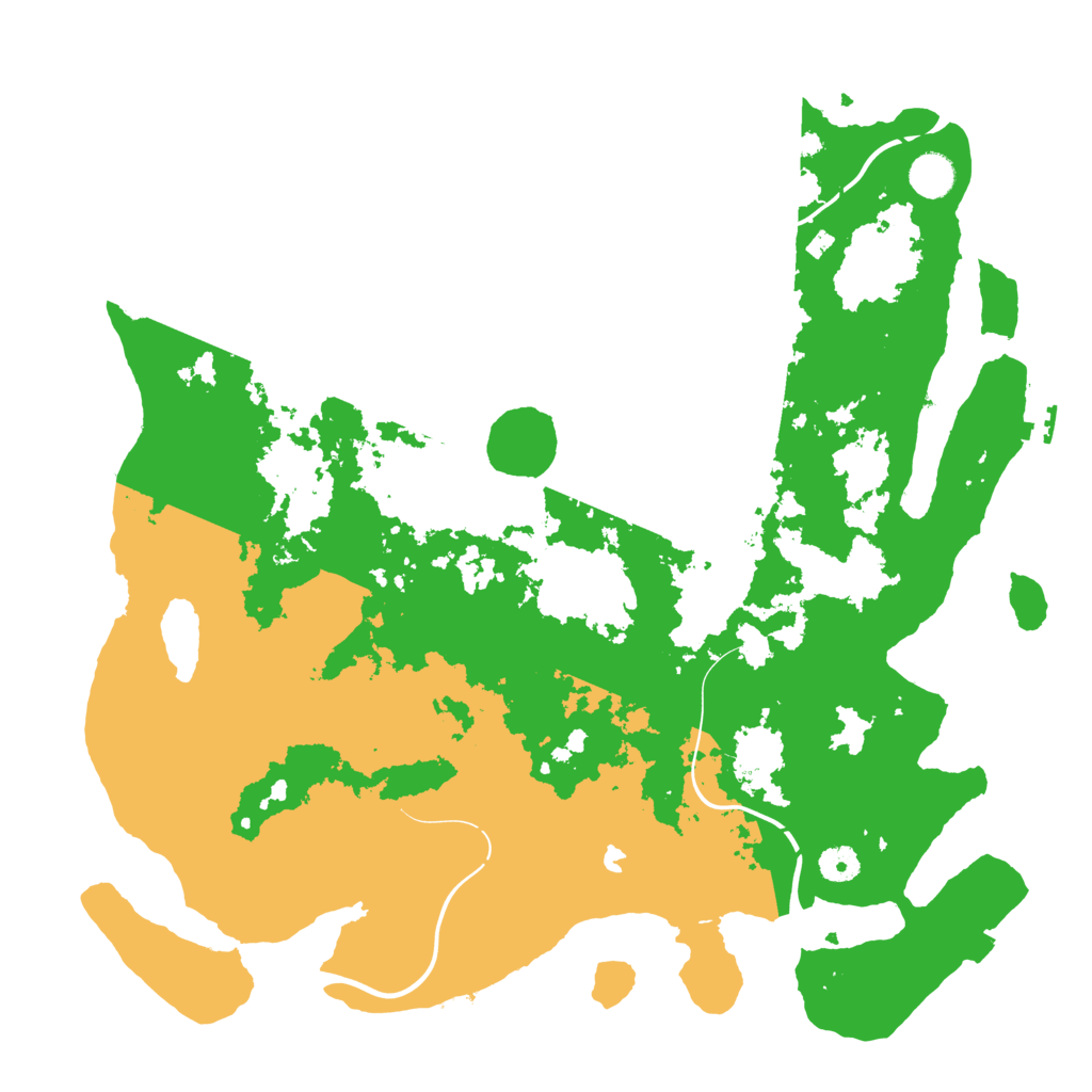 Biome Rust Map: Procedural Map, Size: 4250, Seed: 28079855