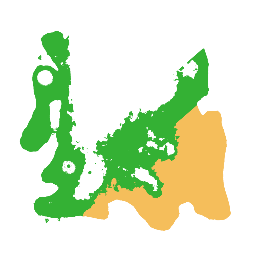 Biome Rust Map: Procedural Map, Size: 3000, Seed: 939905302
