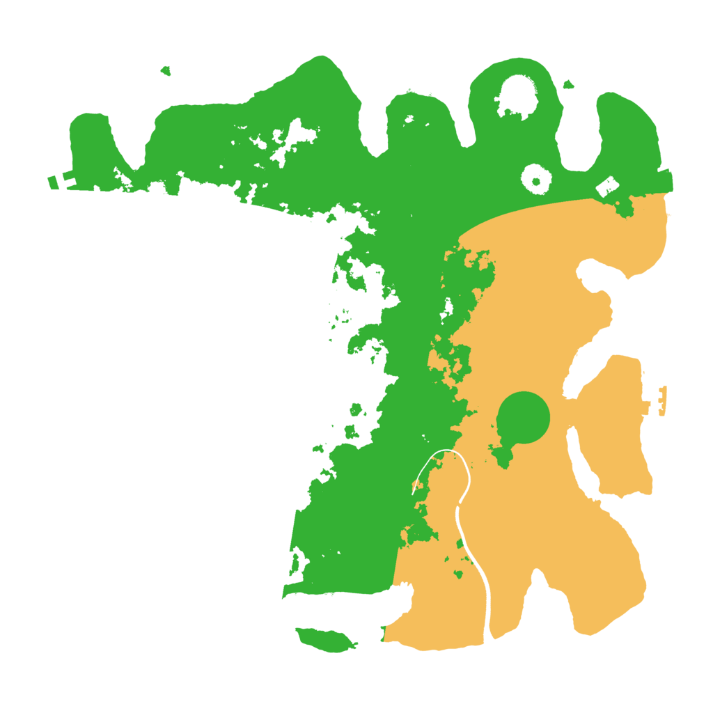 Biome Rust Map: Procedural Map, Size: 3600, Seed: 85412357