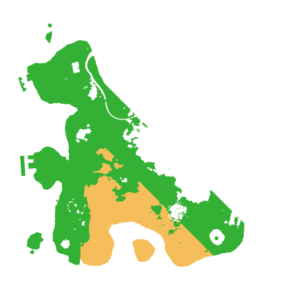 Biome Rust Map: Procedural Map, Size: 3000, Seed: 30669