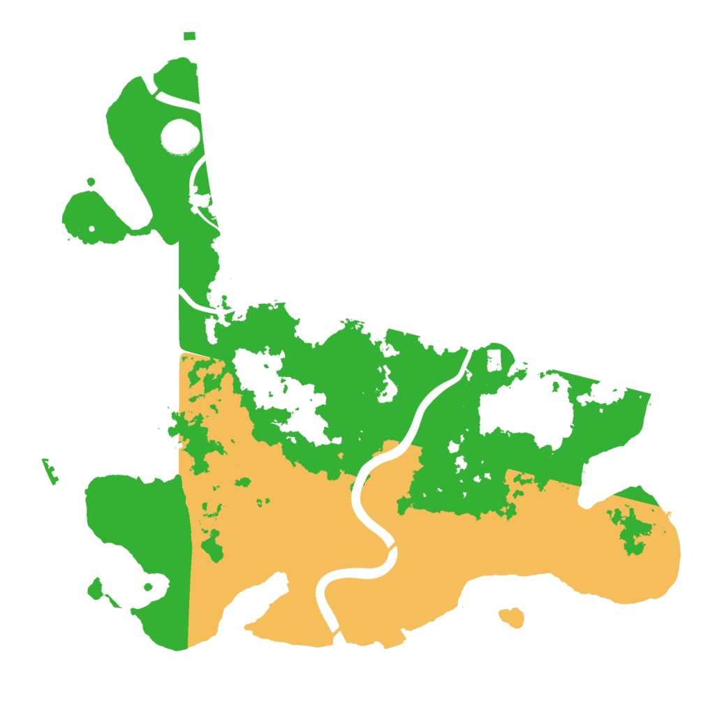 Biome Rust Map: Procedural Map, Size: 3500, Seed: 583049583