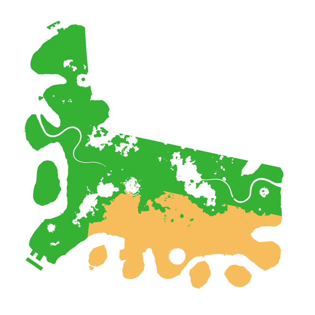 Biome Rust Map: Procedural Map, Size: 3400, Seed: 719581798