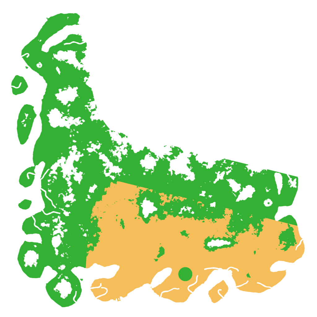 Biome Rust Map: Procedural Map, Size: 6000, Seed: 3939