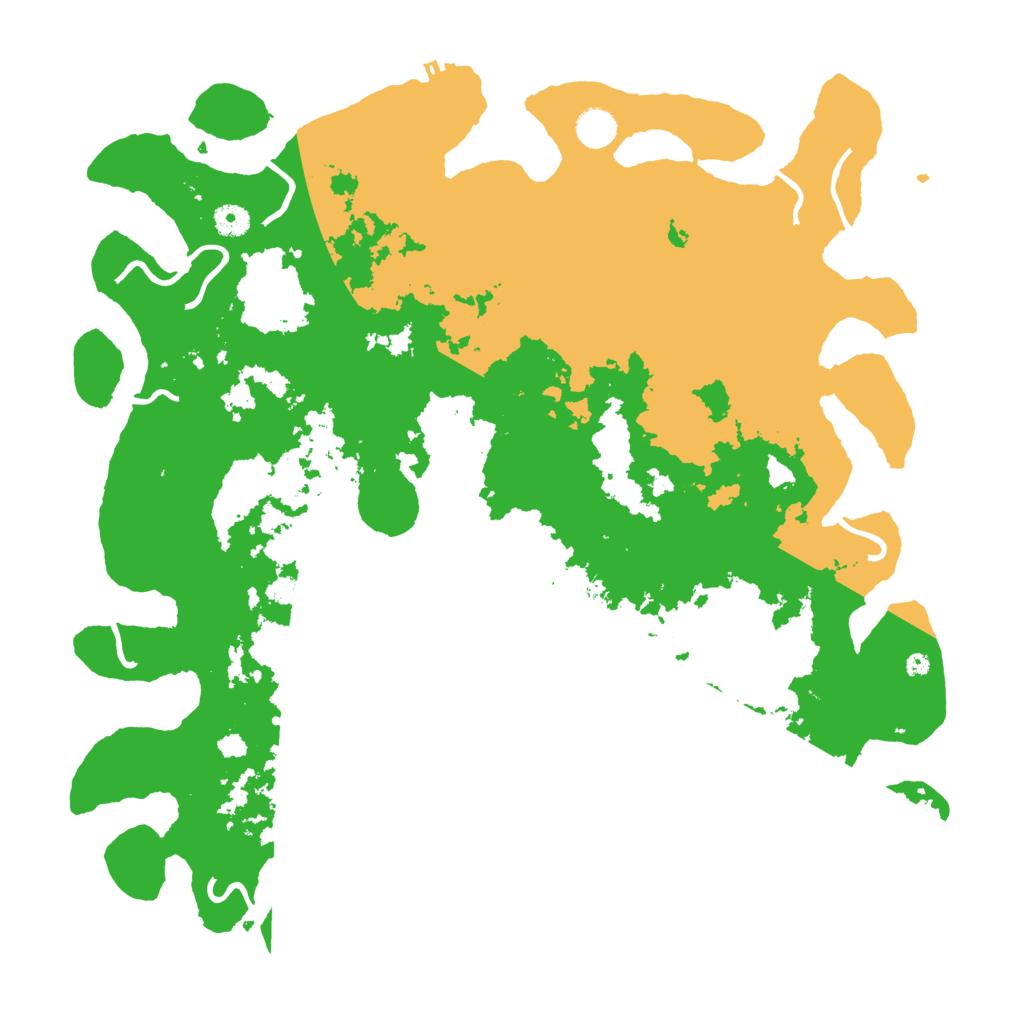 Biome Rust Map: Procedural Map, Size: 4500, Seed: 5296615