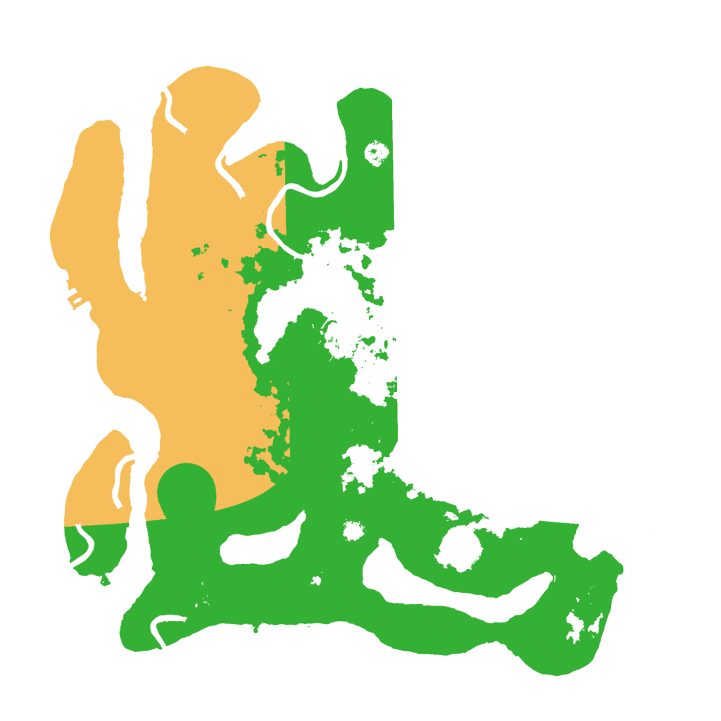 Biome Rust Map: Procedural Map, Size: 3250, Seed: 4251195