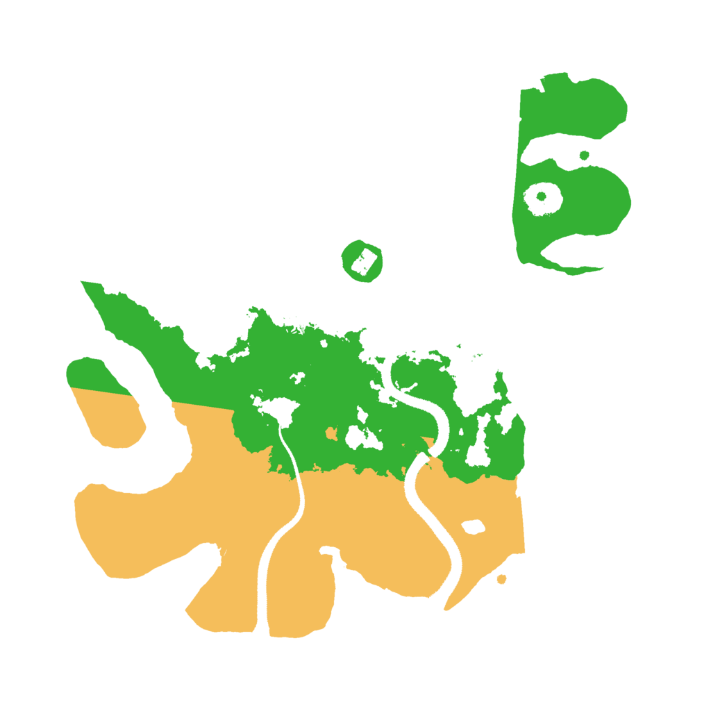 Biome Rust Map: Procedural Map, Size: 3000, Seed: 22618