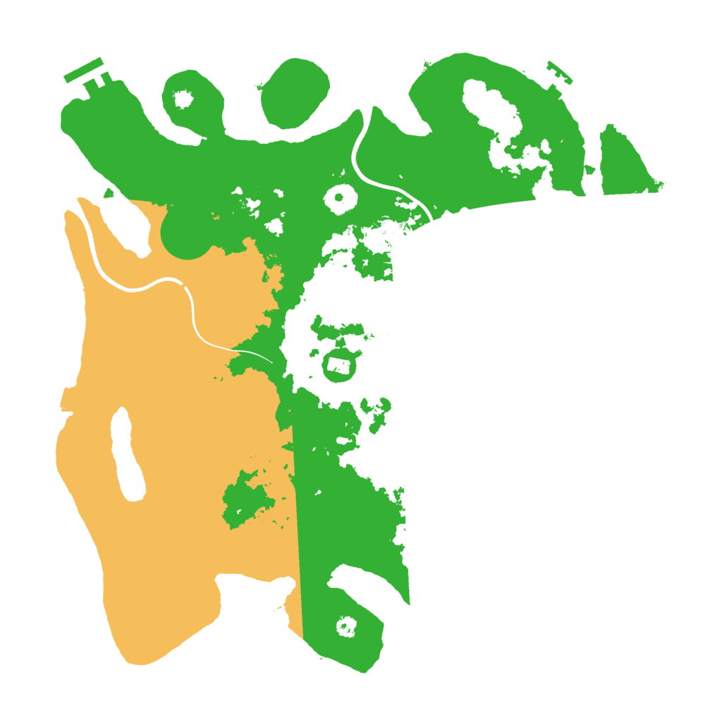 Biome Rust Map: Procedural Map, Size: 3500, Seed: 1697262893