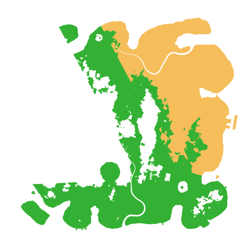 Biome Rust Map: Procedural Map, Size: 3500, Seed: 177223590