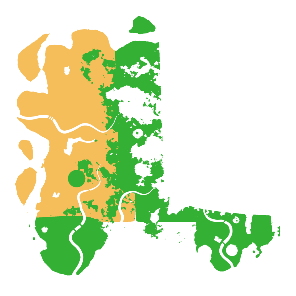 Biome Rust Map: Procedural Map, Size: 4500, Seed: 26745651