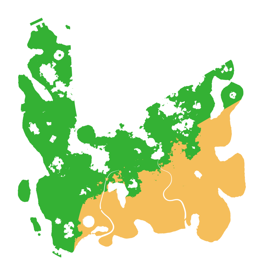 Biome Rust Map: Procedural Map, Size: 4000, Seed: 91276233