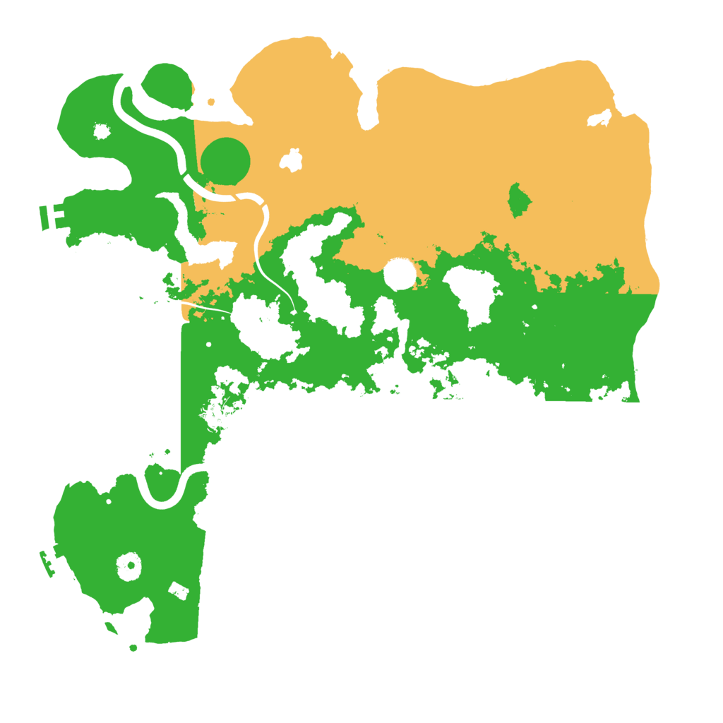 Biome Rust Map: Procedural Map, Size: 4000, Seed: 608271279