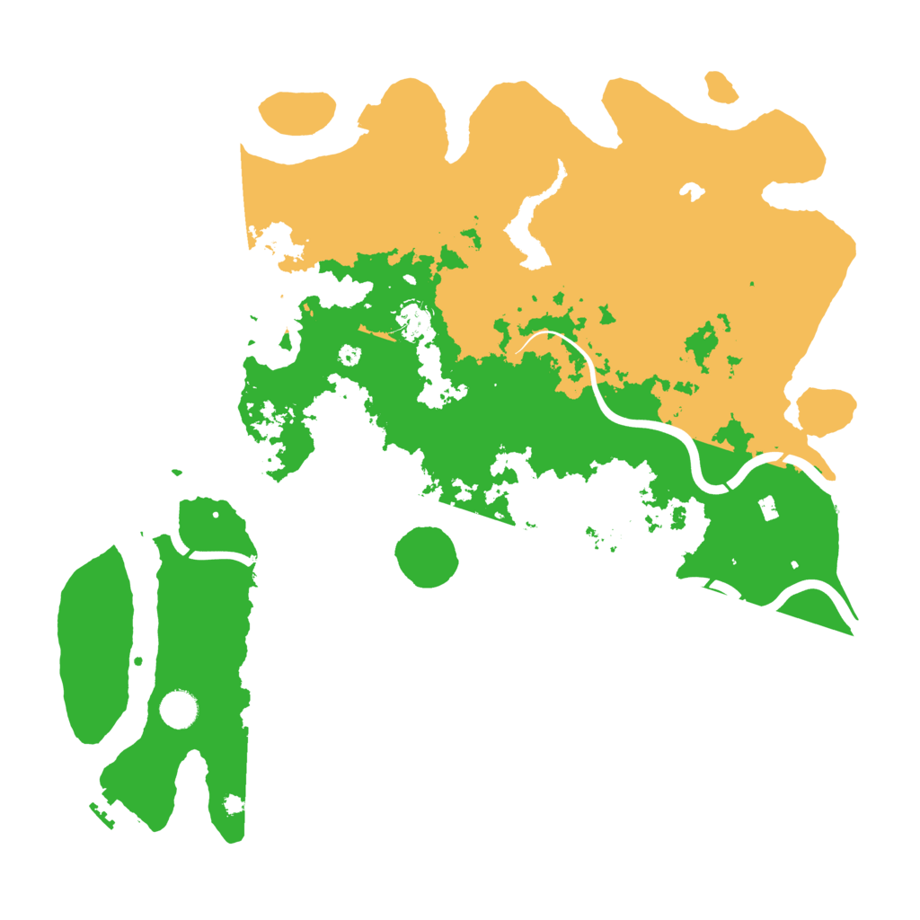 Biome Rust Map: Procedural Map, Size: 4250, Seed: 457314585