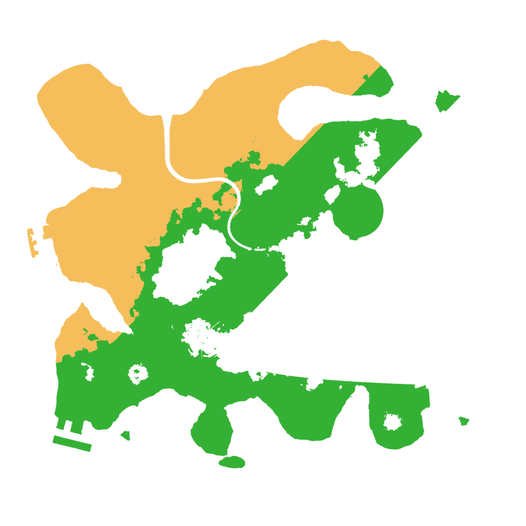 Biome Rust Map: Procedural Map, Size: 2750, Seed: 50009