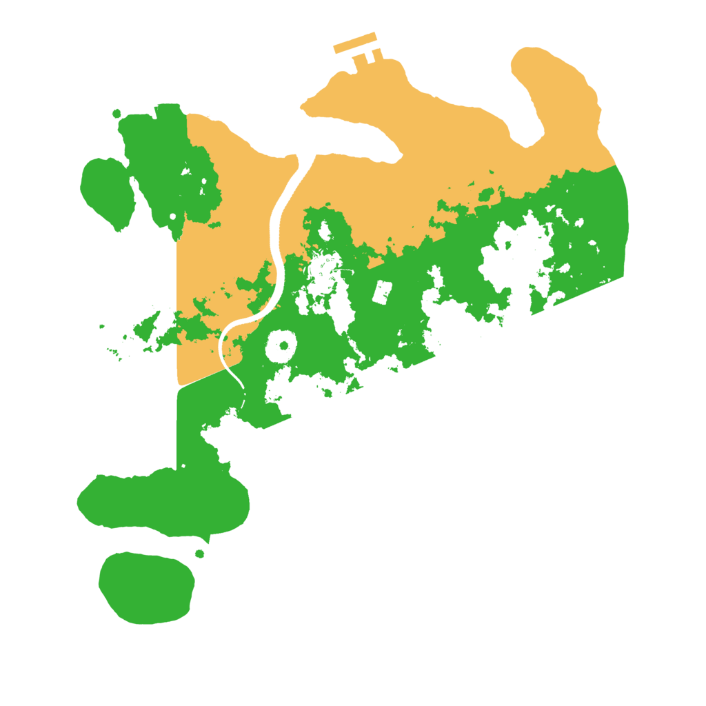 Biome Rust Map: Procedural Map, Size: 3250, Seed: 1657507665