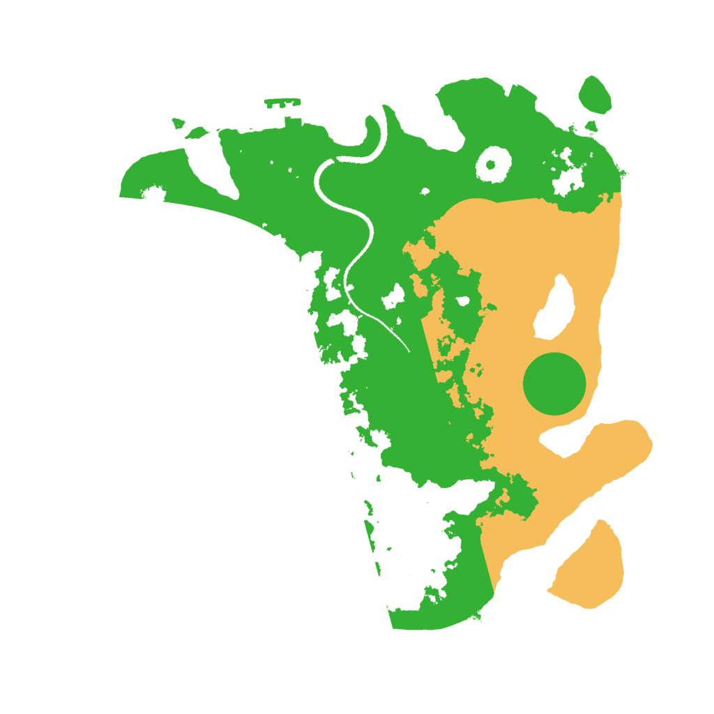 Biome Rust Map: Procedural Map, Size: 3000, Seed: 7272