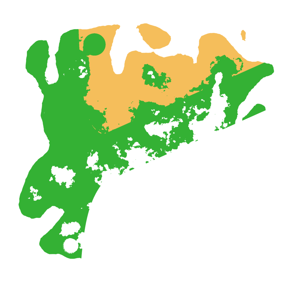 Biome Rust Map: Barren, Size: 3500, Seed: 436331130