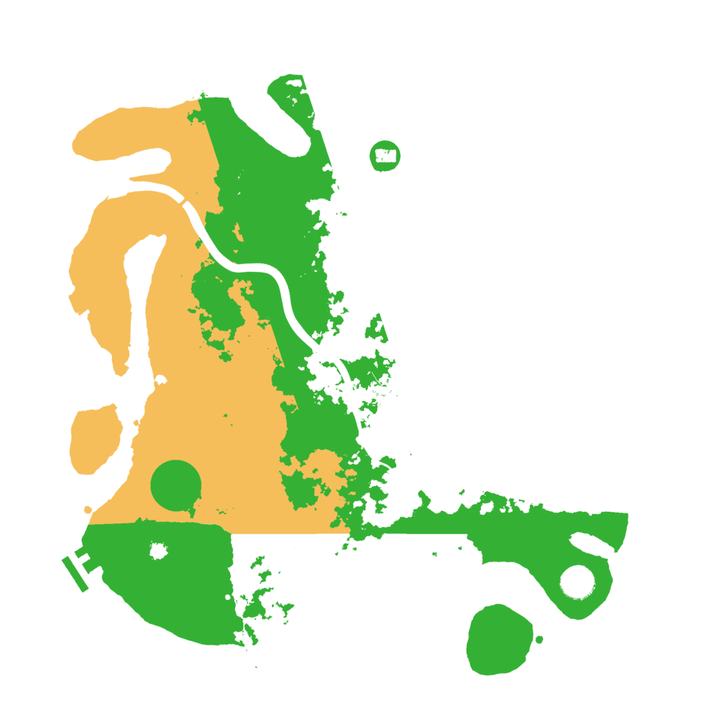 Biome Rust Map: Procedural Map, Size: 3700, Seed: 1346532