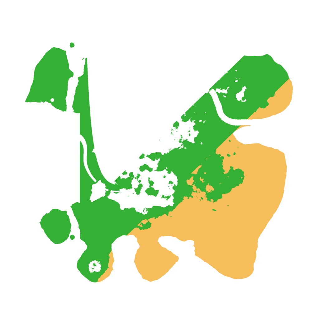 Biome Rust Map: Procedural Map, Size: 2600, Seed: 123456789