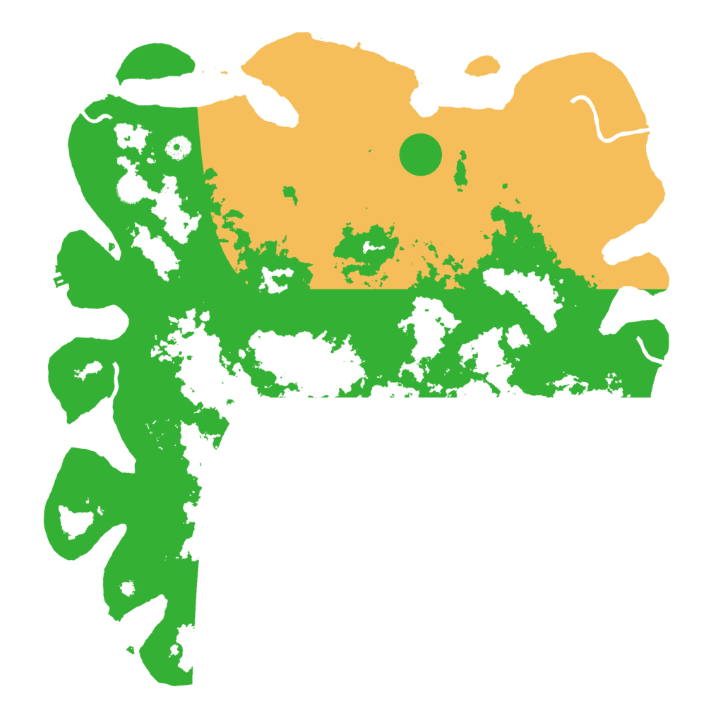 Biome Rust Map: Procedural Map, Size: 4500, Seed: 292236155