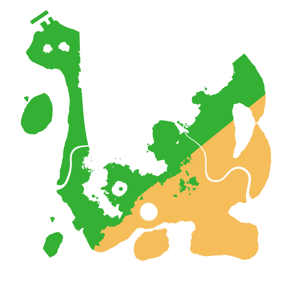Biome Rust Map: Procedural Map, Size: 3000, Seed: 743911246