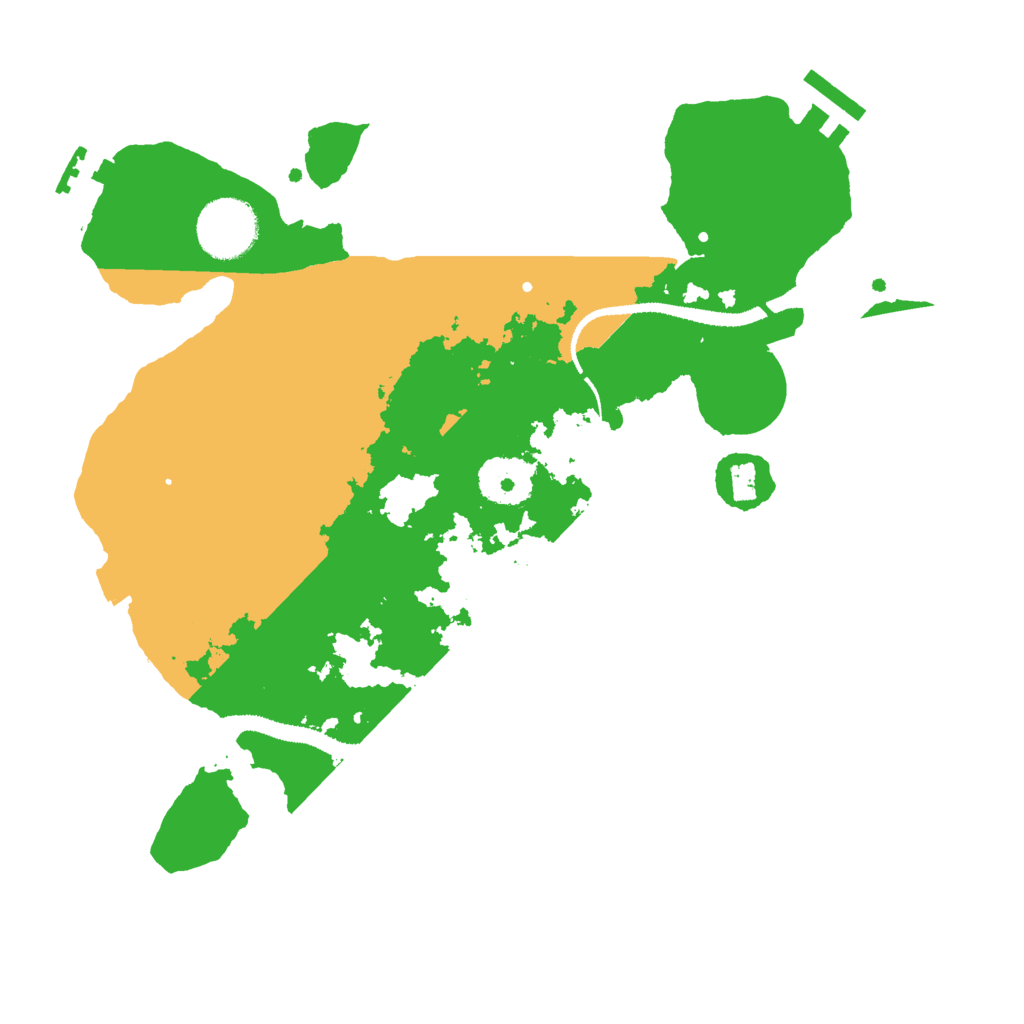 Biome Rust Map: Procedural Map, Size: 3000, Seed: 2442653