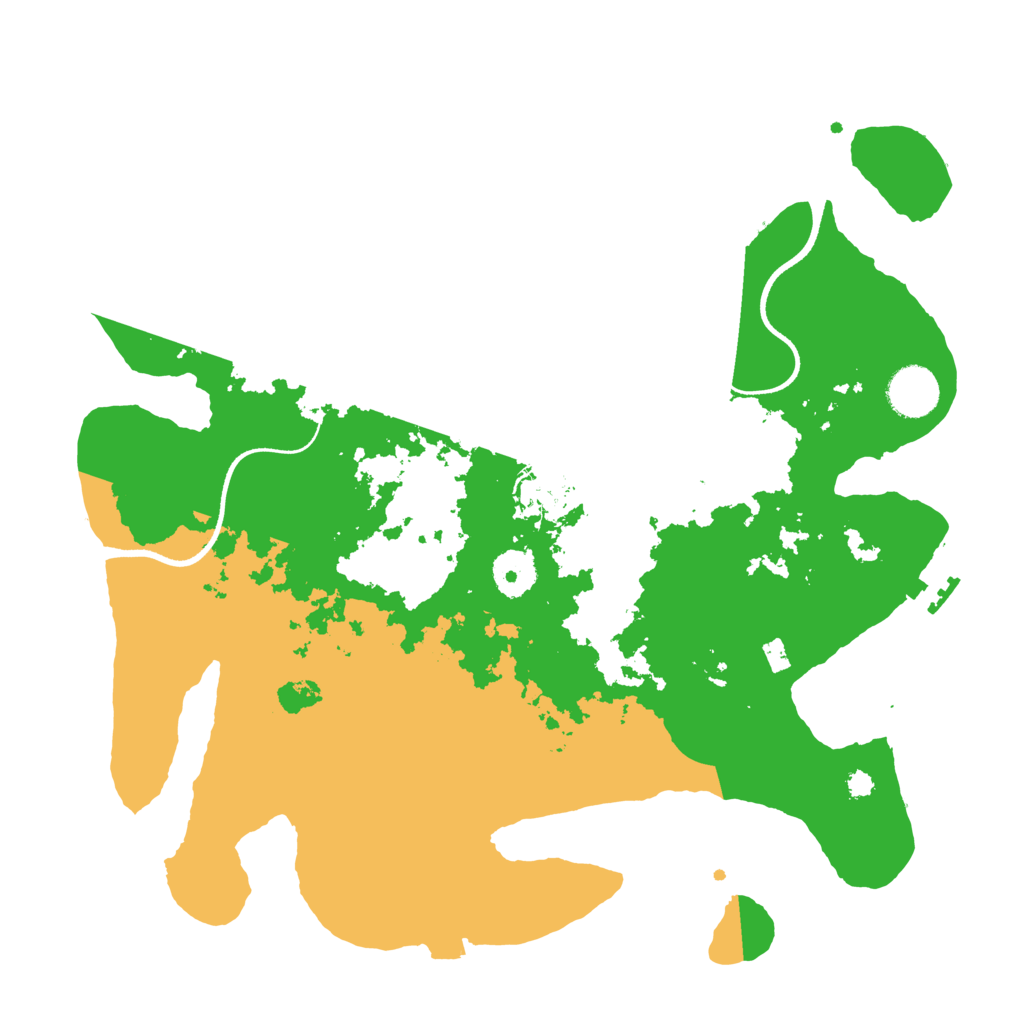 Biome Rust Map: Procedural Map, Size: 3500, Seed: 2056836