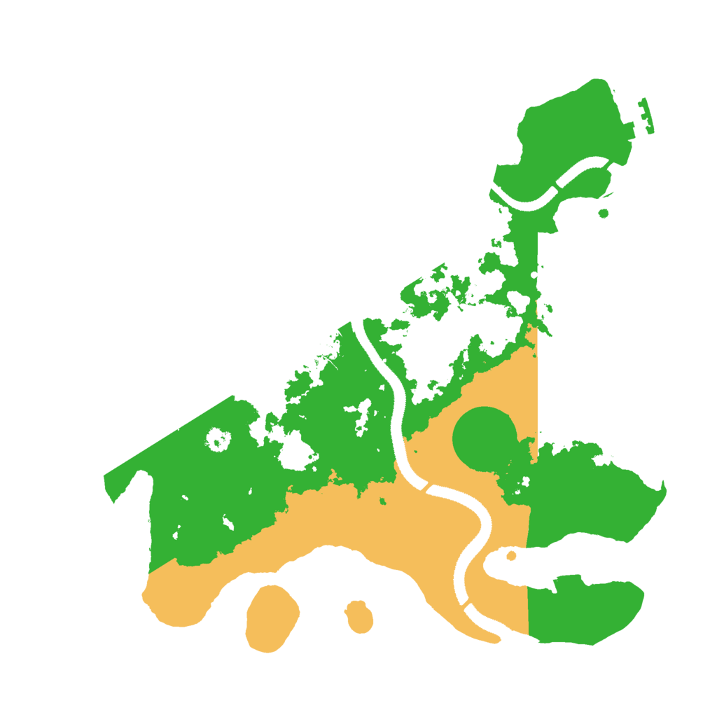Biome Rust Map: Procedural Map, Size: 3000, Seed: 1801134427