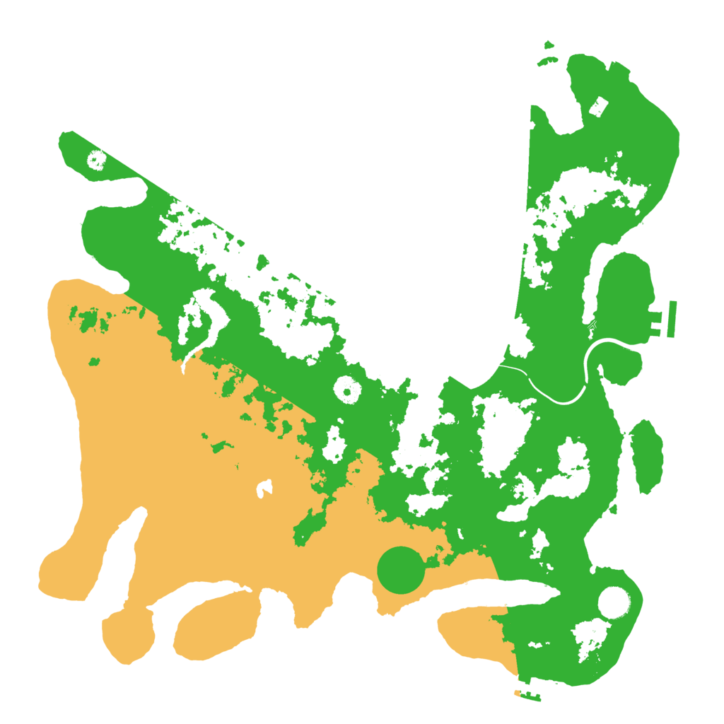 Biome Rust Map: Procedural Map, Size: 4000, Seed: 491955