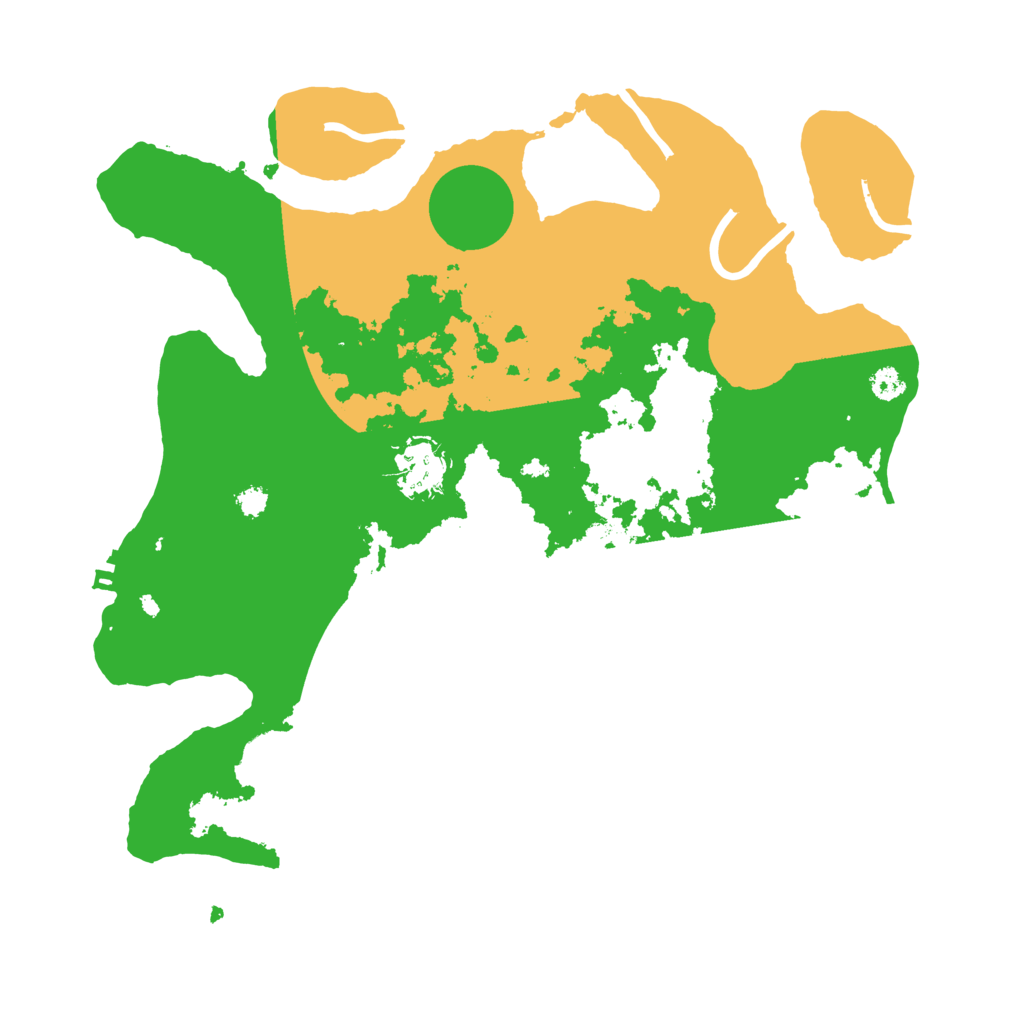 Biome Rust Map: Procedural Map, Size: 3200, Seed: 320500