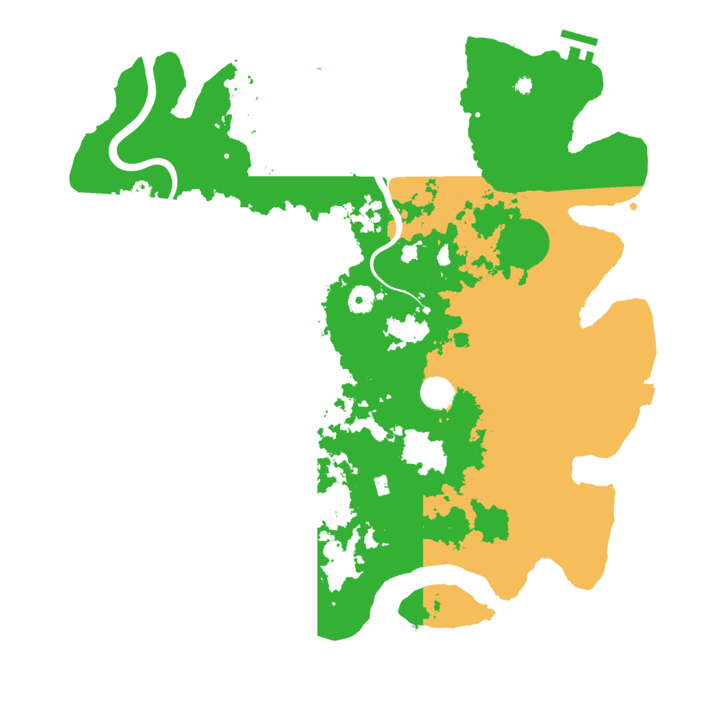 Biome Rust Map: Procedural Map, Size: 3850, Seed: 939459691