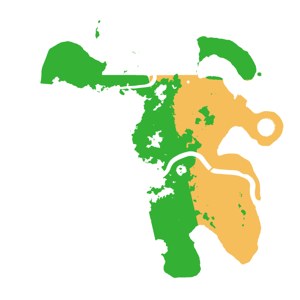 Biome Rust Map: Procedural Map, Size: 3000, Seed: 9009