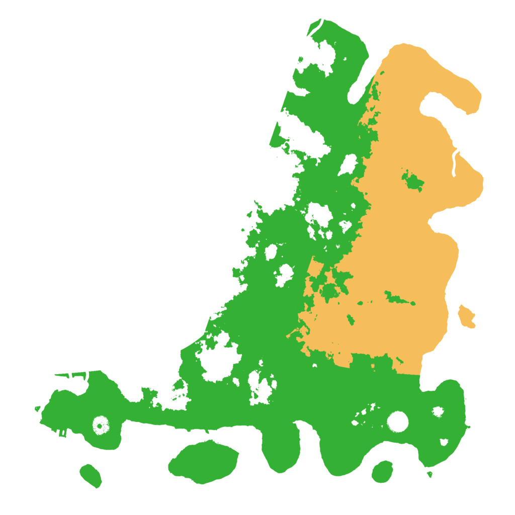 Biome Rust Map: Procedural Map, Size: 4350, Seed: 520