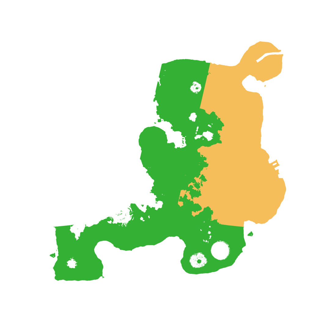 Biome Rust Map: Procedural Map, Size: 3000, Seed: 662450971