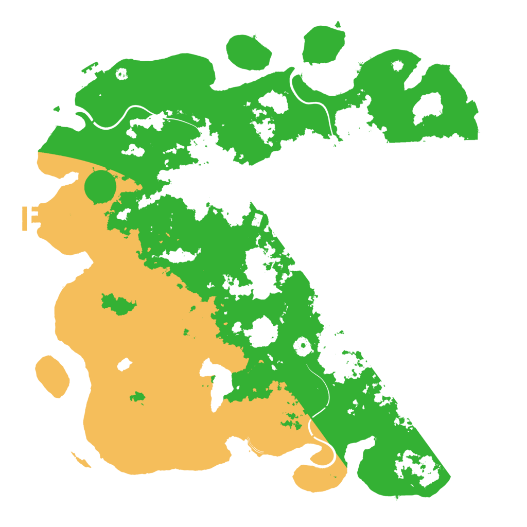 Biome Rust Map: Procedural Map, Size: 4400, Seed: 133658