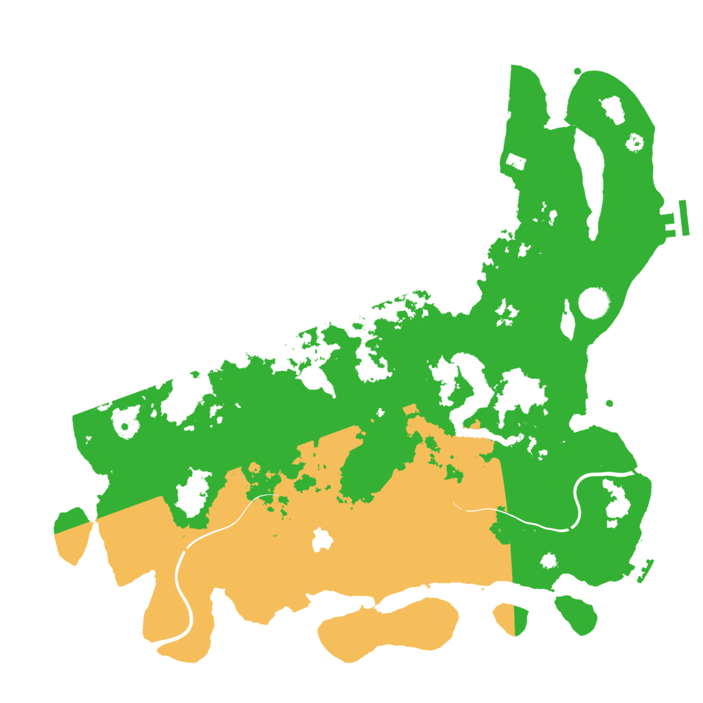 Biome Rust Map: Procedural Map, Size: 4000, Seed: 9528