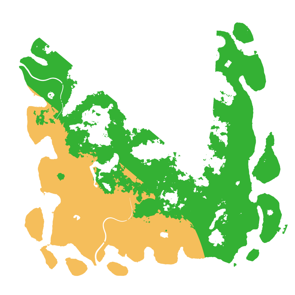 Biome Rust Map: Procedural Map, Size: 4500, Seed: 16146