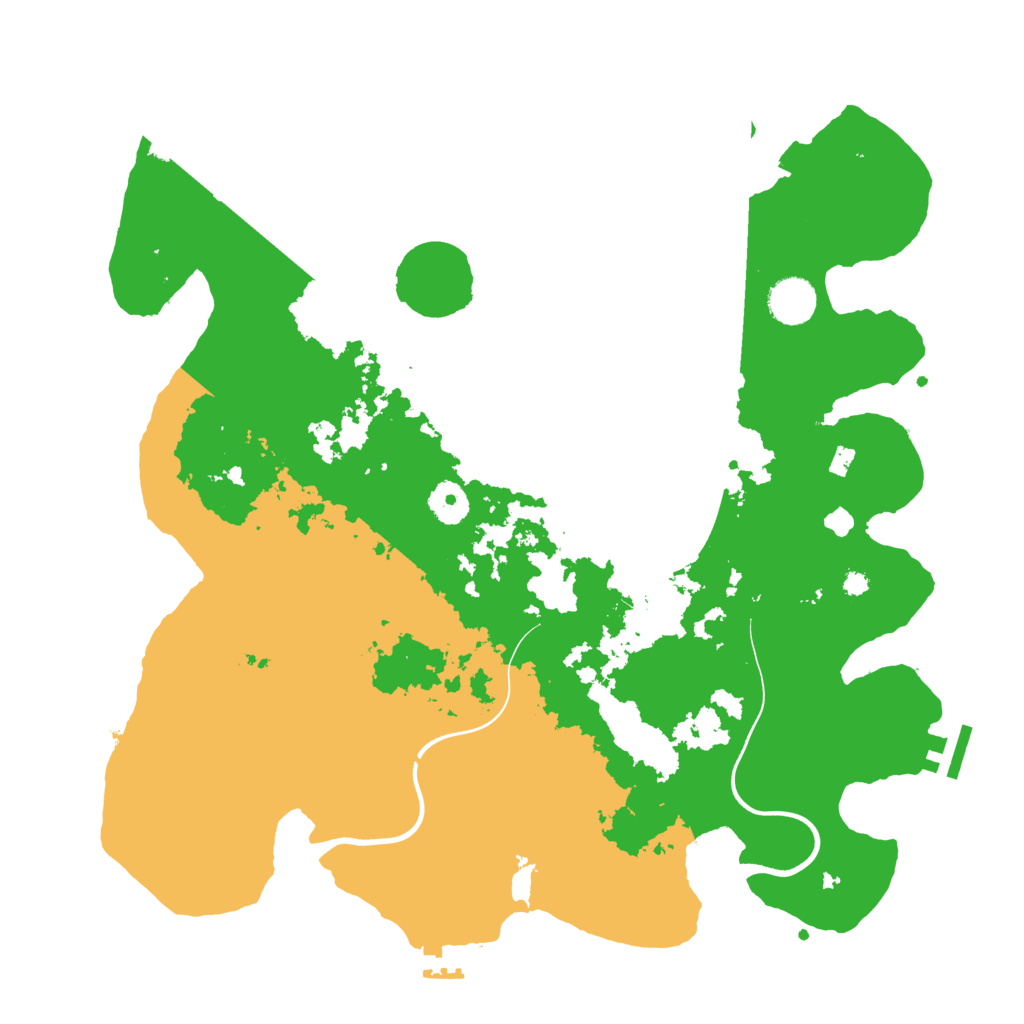 Biome Rust Map: Procedural Map, Size: 3791, Seed: 354667